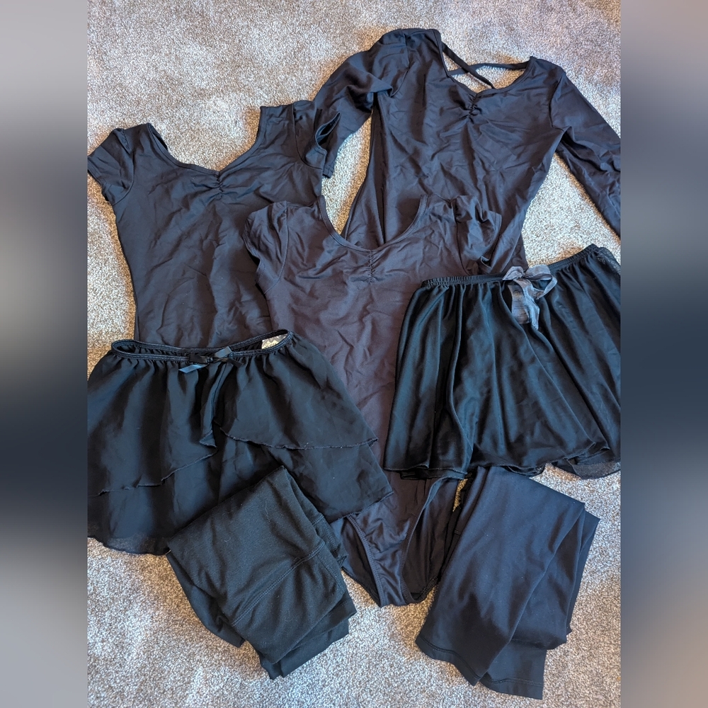 Dance Leotard Lot 7 Pieces Size 10/12